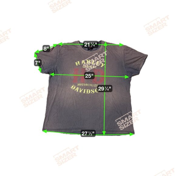 Harley-Davidson 2XL Chattahoochee T-Shirt Fort Benning GA XXL Cityscape Biker - Picture 7 of 8
